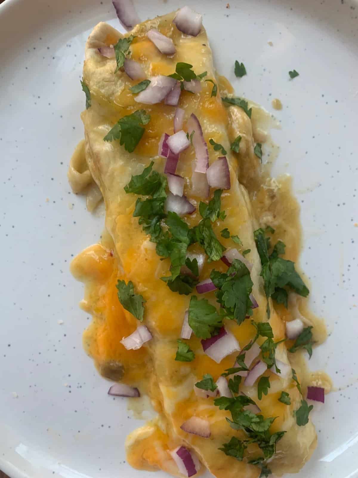 30 Minute Meal Series Green Chicken Enchiladas Carol Bee Cooks