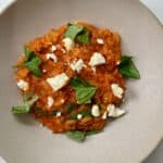 roasted red pepper orzo