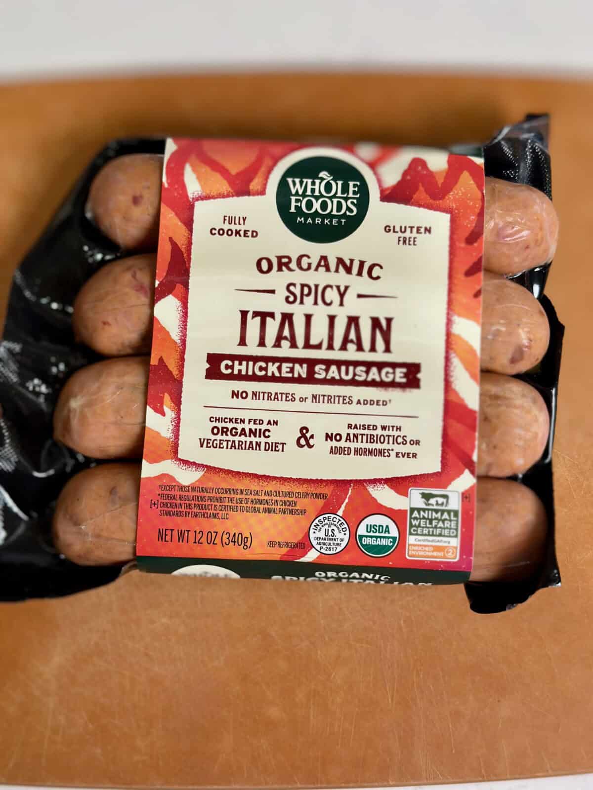 Spicy Italian Chicken Sausage