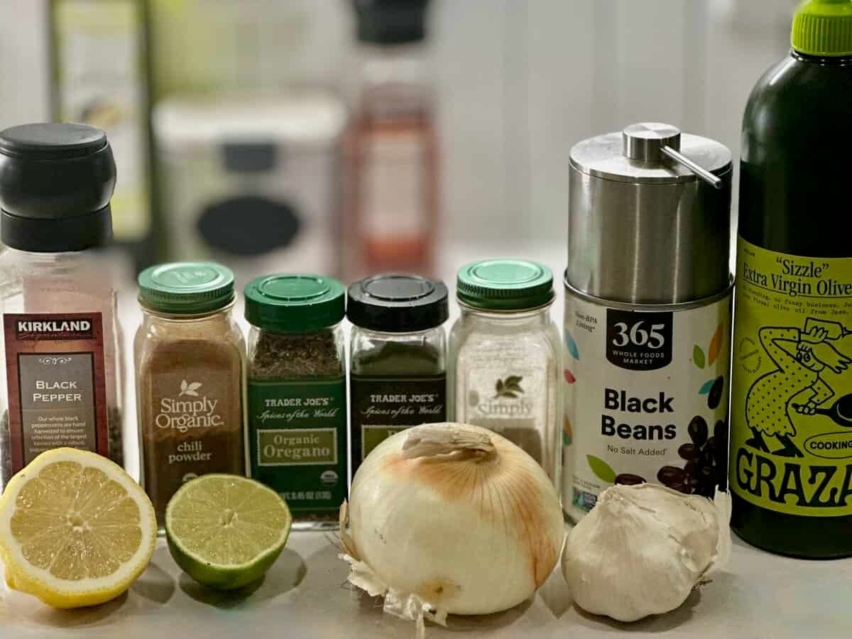 Chipotle Black Beans Ingredients