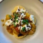 Caprese Polenta Cakes